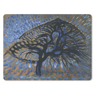 Produktbild von MuchoWow® Mauspad Mousepad Apfelbaum - Piet Mondrian 23x19 cm - Mousepads - Maus Mat - Pad - Mausunterlage - Schreibtischunterlage - Mauspad