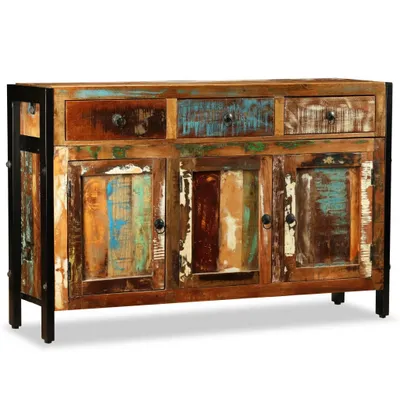 Produktbild von vidaXL Príborník Altholz Massiv 120x35x76 cm