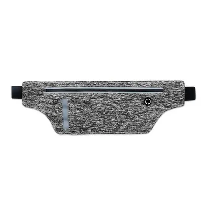 Produktbild von Cadorabo Sport Bauchtasche in Grau Längenverstellbar Hüfttasche Gürteltasche Handytasche