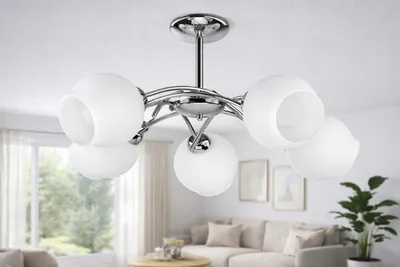 Zdjęcie produktu dla Euro-Lamp Lampa Sufitowa Elegant 5 chrom 5x60W PRODUCENT