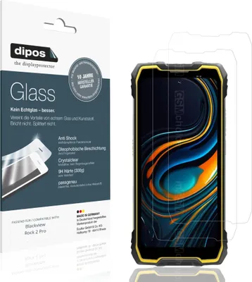Image de 2x Protection ecrán pour Blackview Rock 2 Pro Verre souple Film Protecteur 9H dipos