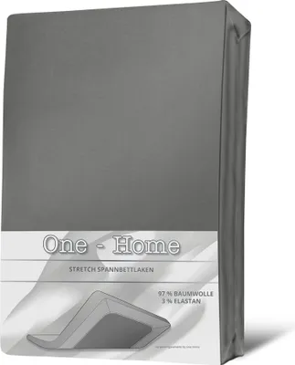 Produktbild von Spannbettlaken 180x200 cm - 200x200 cm grau Elasthan Stretch Weiche Bettlaken