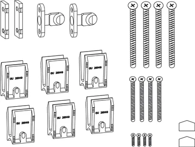Produktbild von GU-934 HS Zubehör-Beutel Schema C
