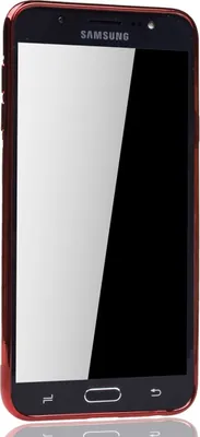 Zdjęcie produktu dla Etui na telefon Samsung Galaxy J4 2018 Red - Clear - silikonowe etui z TPU w kolorze przezroczystej czerwieni