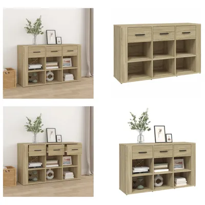 Obrázok produktu pre vidaXL Príborník Sonoma dub 100x30x59,5 cm materiál na báze dreva - Príborník - Príborníky - Skriňa - Úložná skriňa