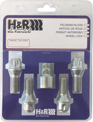Image de Antivols de jantes H&R M12x1,5 SW17 19