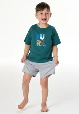 Produktbild von Schiesser Kleinkinder Jungen Schlafanzug kurz Gr. 116  grün