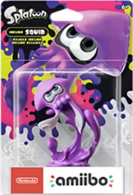 Produktbild von Nintendo Amiibo Inkling Tintenfisch Splatoon Lila  Lila One Size