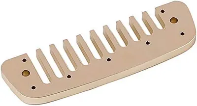Imagen del producto de Aleación de aluminio para lengüetas de armónica, con 10 orificios, para armónica