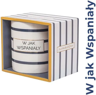 Obrázek produktu pro Dárkový hrnek „W jak Wspaniały“ – Be-Happy Gifts