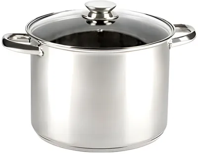 Produktbild von PolkaHome® Edelstahltopf 18 cm – 4 Liter, Induktionsgeeignet, für alle Herdarten
