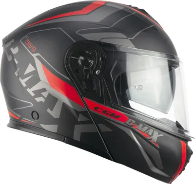 Zdjęcie produktu dla Kask modułowy CGM 569G C-MAX CITY Black Red Matt rozmiar L