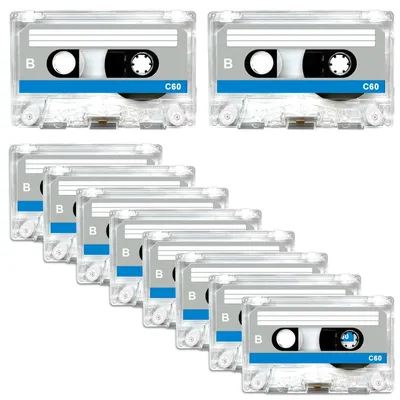 Zdjęcie produktu dla Solidchoice - Zestaw 10 kaset audio do nagrywania