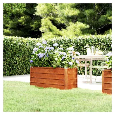 Produktbild von Hochbeet Rostig 100x40x45cm aus Cortenstahl