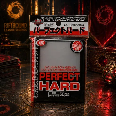 Produktbild von KMC Perfect Hard Sleeves 50 Stück, KI-generiertes Bild