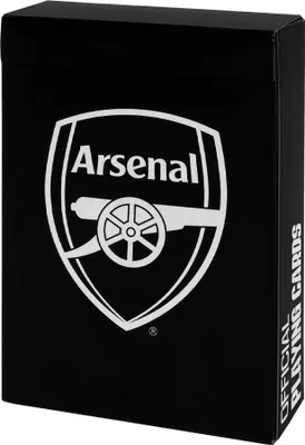 Produktbild von Arsenal FC - Wappen-Spielkarten GF564 (Einheitsgröße) (Schwarz)