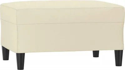 Obrázok produktu pre vidaXL Podnožka na nohy krémová 70x55x41 cm Imitácia kože