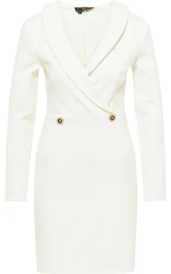 Productafbeelding van LEOMIA dames jurk, model 19222964-LE02, wit, maat S