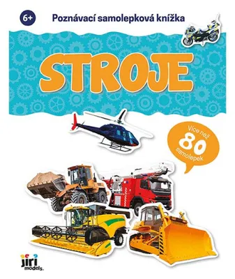Imagen del producto de Poznávací samolepková knížka Stroje
