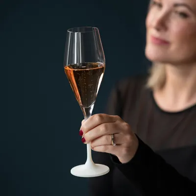 Immagine prodotto di Set di 4 bicchieri da champagne "Rock Blanc", vetro trasparente, diametro 71 mm, capacità 120 ml | Villeroy & Boch | Codice articolo: 1137998131 | EAN: 4003686439467