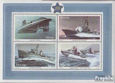 Produktbild von Briefmarken Südafrika 1982 Mi Block13 (kompl.Ausg.) gestempelt Marinebasis Simonstown