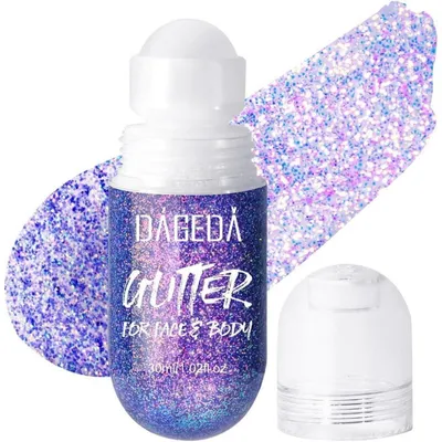 Produktbild von Roll-on Body Glitter Gel Crazy Purple Holographic für Festivals & Partys