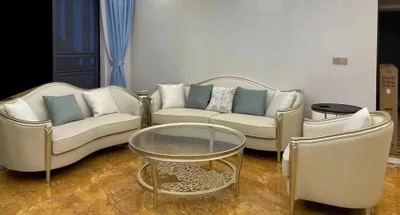Immagine prodotto di Set di divani 3+2+1 posti + tavolino Cuscini di seduta Set di divani Nuovo