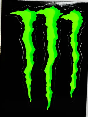 Produktbild von Monster Energy Sticker Aufkleber Schwarz 11x8cm Werbung BMX Merchandise