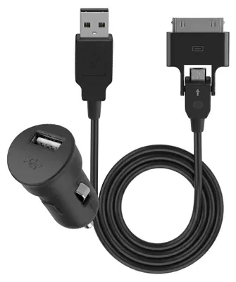 Produktbild von Modelabs MINICAC1AUNIV, Auto, Smartphone, Zigarettenanzünder, iPhone, Schwarz