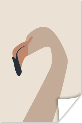 Produktbild von MuchoWow® Poster Pastell - Farben - Beige 40x60 cm - Plakate für die Wand - Poster Babyzimmer