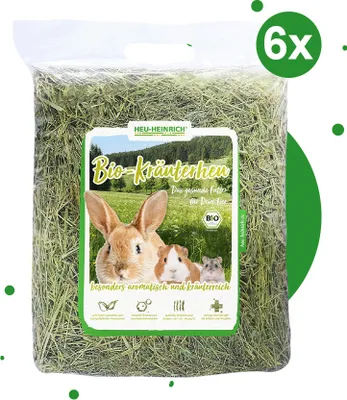 Produktbild von HEU-HEINRICH® - Bio-Kräuterheu - 6kg
