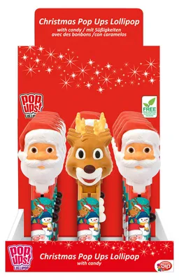 Produktbild von Christmas Pop Ups Lollipop 12x10g