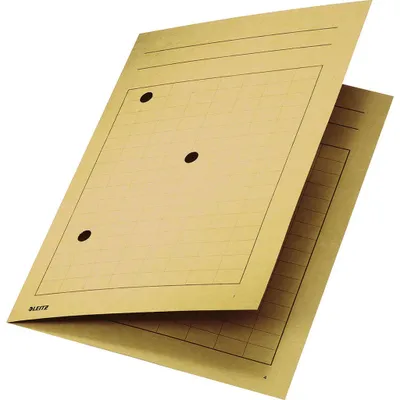 Produktbild von Leitz Umlaufmappe 39980011 DIN A4 3Sichtlöcher Karton chamois