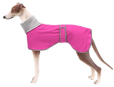 Immagine prodotto di Giacca invernale per cani con strisce riflettenti - Rosa - Taglia XS