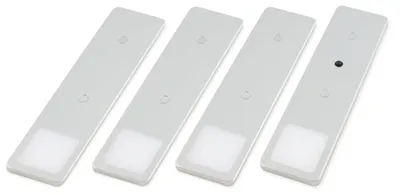 LED Unterbauleuchte Solid2, 4er-Set, 3W, 4000K, neutralweiß, 200cm