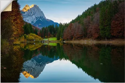 Produktbild von ARTland Wandbild, selbstklebend Herbst am Rießersee Größe: 30x20 cm