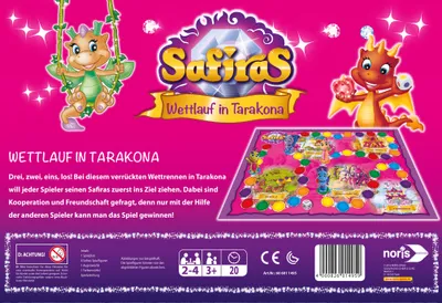 Produktbild von Noris Spiele Safiras - Wettlauf in Tarakona; 606011495