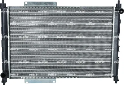 Productafbeelding van Radiateur met koelribben, 525 - 378 mm, aluminium, NRF, geschikt voor onder andere ROVER 200
