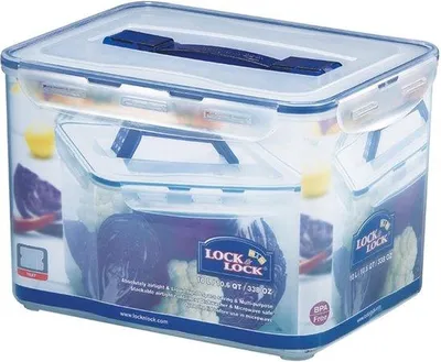 Produktbild von Plastikdosen mit Luftdichtverschluss, Mikrowellen- und spülmaschinenfest, BPA-frei, Küchenbehälter