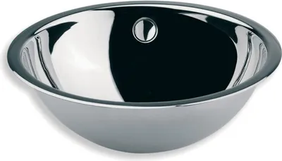Produktbild von Einbaubecken Handwaschbecken Edelstahl mit Rand Ø44cm Lineabeta