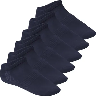 Produktbild von Footstar Damen & Herren Fitness Sneaker Socken (6 Paar) - Marine 39-42