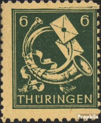 Produktbild von Briefmarken Sowjetische Zone (All.Bes.) 1945 Mi 95IV, Bogen in der Briefecke (Feld 38) postfrisch Thüringen