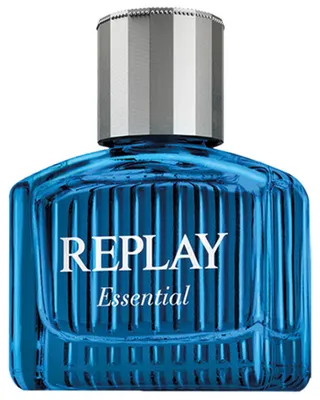 Zdjęcie produktu dla Replay Essential 50ml, Mężczyźni, 50 ml, Butelka jednorazowa, Bergamotka, Kardamon, Bergamot, Cardamom, Drewno kaszmirowe