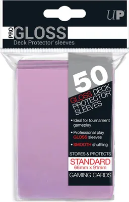 Produktbild von Ultra Pro PRO-Gloss Standard Sleeves 50 Stk. Pink