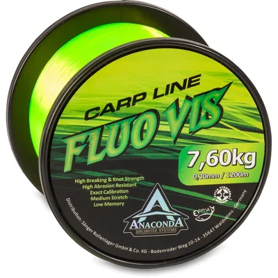 Produktbild von Anaconda Schnur Carp Line Fluo Vis Länge 1200m ø0,33mm