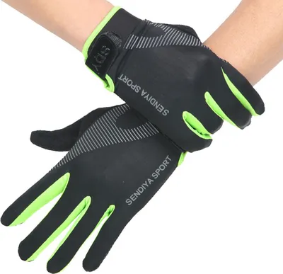 Produktbild von Outdoor-Sporthandschuhe für Damen und Herren: Dünne, atmungsaktive Handschuhe aus Eisseide mit Touchscreen-Funktion, elastisch, geeignet für Bergsteigen, Radfahren, Autofahren und Laufen.