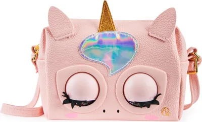 Produktbild von Purse Pets Glamicorn Einhorn Tasche - wird mit interaktiven Funktionen lebendig, Junge/Mädchen, Umhängetasche, Reißverschluss, Vietnam, Pink, Abbildung