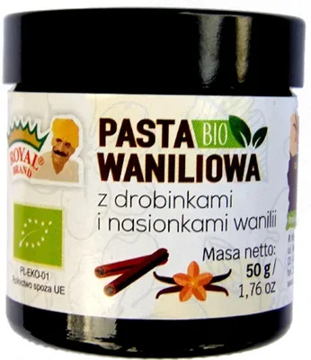 PASTA WANILIOWA BIO 50 g - ROYAL BRAND