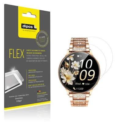 Image de 2x Film de protection d'écran pour Doomixs S30gd, recouvre 100% de l'écran, dipos Flex
