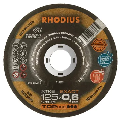 Obrázok produktu pre Zakrivený rezný kotúč 125x0,6 mm XTK6
